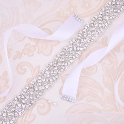 China Luxury Rhinestone Hair Band Bridal Belts Party Prom Accessories Bridal Sash Wedding Belt for sale