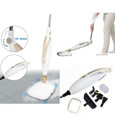 China Powerful Floor Steam Mop 10-in-1 Household Broom Cleaner High Temperature Steam Pressure Steam Mop With Vibration - 1300W for sale