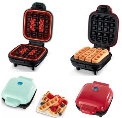 China Non-Stick Coated Baking Waffle Fry Ice Cream Maker Snack Maker DIY Mini Strip Waffle Stick Machine Original Factory Waffle Making for sale