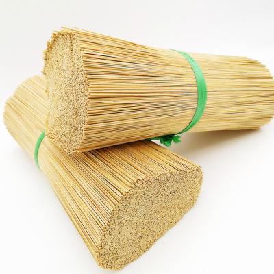 China China Standard Size Easily Cleaned Machine Made Raw Bamboo Tibetan Agarbatti Incense Sticks 1.3mm for sale