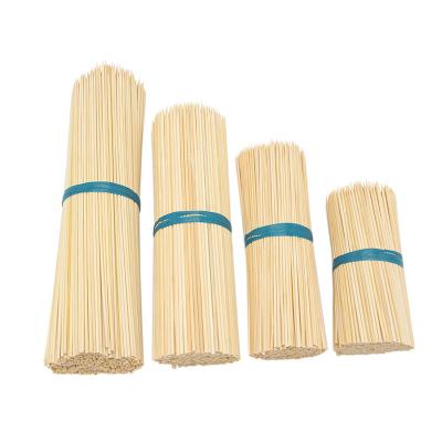 China Cheap Round BBQ Tool Buy Easily Cleaned Bamboo Stick For Barbecue Marshmallow Roasting Kebab for sale