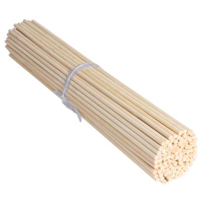 China China 4mm Non-Stick Bamboo Stick Round Flat Tips On Both Side Craft Diffuser Flower Handwork Kite Bamboo Stick for sale