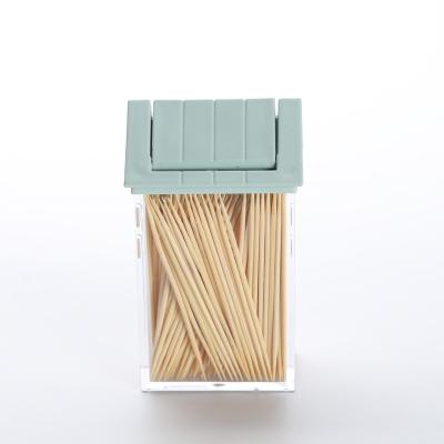 China Disposable Bamboo Toothpick Plastic Toothpick Containers for sale