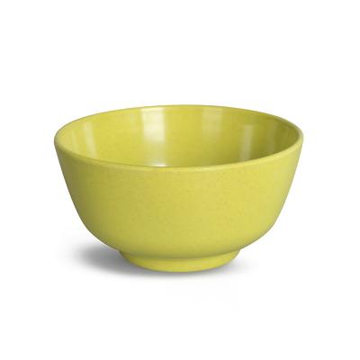 China Viable Wholesale Household Items Round Environmental Friendly Bamboo Fiber Melamine Biodegradable Rice Bowl for sale