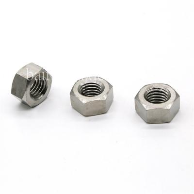 China Gr2 DIN933 DIN934 Heavy Industry Titanium Hex Bolts And Nuts for sale