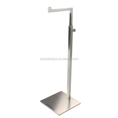 China Display For Handbag Wholesale Metal Brushed Hanging Bag Purse Hanger Holder Rack Display Stand For Purse Bag for sale