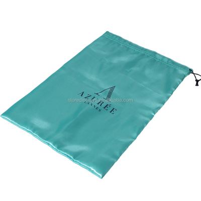 China Extra Large Recyclable Custom Silk Shoe Satin Jewelry Silk Dust Bags With Logo Printing for sale