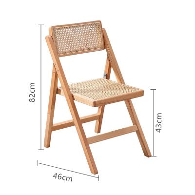 China Pieghevole Folding Giardino Pranzo Sedia in Black Rattan DA Esterno Folding Outdoor Cane Garden Chair for sale