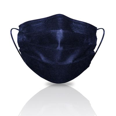 China The medical care manufacturer supply in the common nonwoven 3 layers of black Surgical Facemask the face mask surgical black cotton for sale