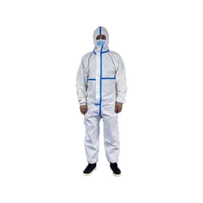 China Wholesale Disposable Hospital Medical Care Suit Body Protective Clothing Suit Medical Coverall With Hood for sale