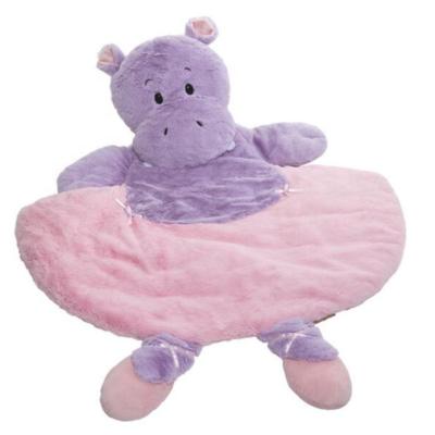 China Cute Adorable Animal Shape Baby Climbing Play Super Soft Plush Baby Animal Mat for sale