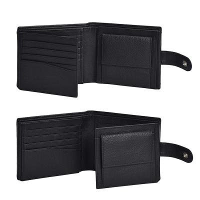 China Accept Custom 100% Custom Made Mens Leather Wallet With Coin Pocket for sale