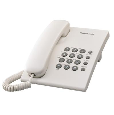 China One Touch Callback Panasonic KX-TS500 Single Line Phone Work With PABX Attached Phone Wall Mountable Hotel Use Commerical for sale