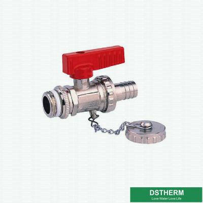 China Nickel Plated Radiator Valve Customized Forged Brass Ball Valve Middle Weight for sale