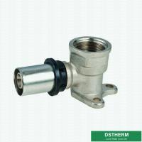 Cina La parete femminile su misura ha placcato i montaggi d'ottone infilati del sindacato della stampa di compressione del gomito per il tubo di alluminio di Pex Pex in vendita