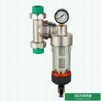 Cina Acciaio inossidabile su misura Mesh Brass Water Pre Filter del corpo dell'intera conduttura lavabile nichelata d'ottone più pesante della Camera in vendita