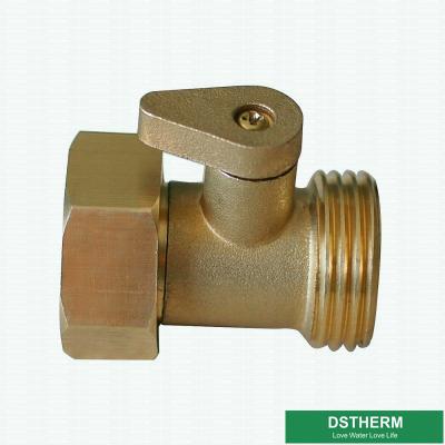 China Kundengebundenes Logo Garden Hose Pipe Fittings-Messingschlauch-Verbindungsstück mit Absperrventil zu verkaufen