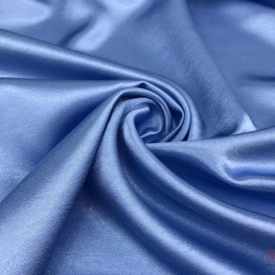 China Good Price Women's Satin Fabric Breathable Satin Fabric Popular Shiny Dress Polyester Fabric For Fashion For Coat for sale