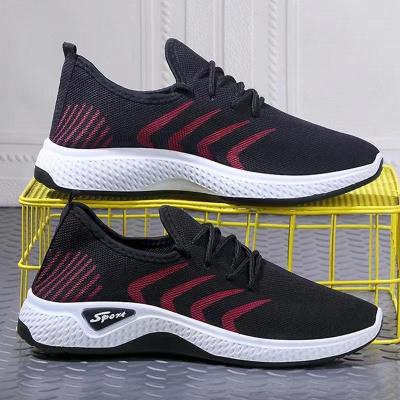 China Cushioning Hongyan New men's breathable net surface trend men's casual shoes students comfortable running shoes for sale