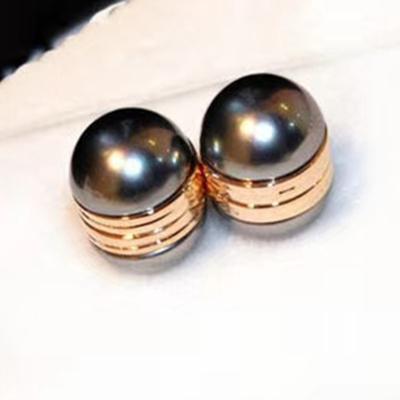 China Fashionable Wholesale Colorful Excessive Magnet Stainless Steel Magnetic Earing Stud Earrings For Men Boys for sale