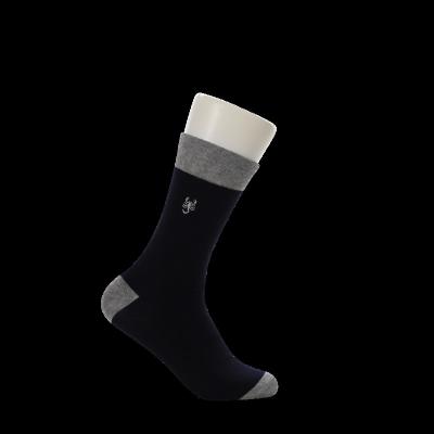 China Funny Cotton Men's Gentleman's Breathable Socks Black Custom Design Logo Sport Dress Socks for sale