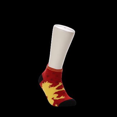 China Breathable Red Crew Socks Unisex Mens Colorful Cartoons Socks Happy Animal Socks for sale