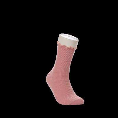 China Girls Solid Color QUICK DRY Chatter Socks Breathable Women Kinnted Dress Socks for sale