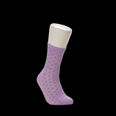 China Girls Polka Dots Breathable Women Solid Color Kinnted Dress Socks QUICK DRY for sale