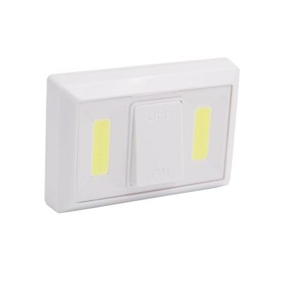 China Mini Wall Mounted COB LED Wall Lamp Switch Night Light Magnetic Ultra Bright Lamp for sale