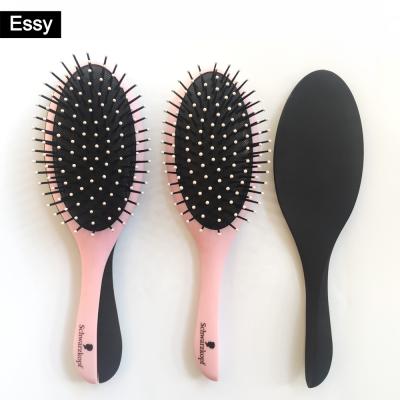 China Compact Detachable Hair Brush Detangler Mirror Comb for sale