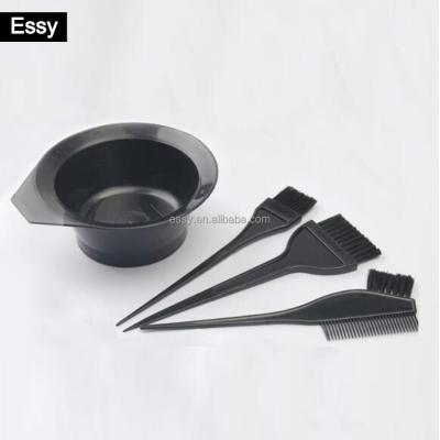 China PP or ABS Plastic Hair Salon Equipment Mixing Bowl and Dye Tinting Brush for sale