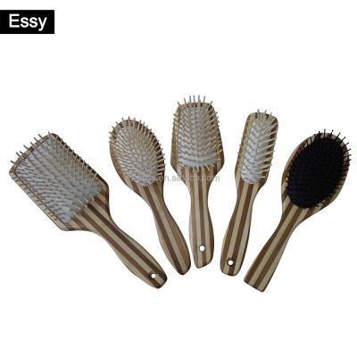 China Compact Cushion Scalp Massage Bamboo Hair Brush for sale