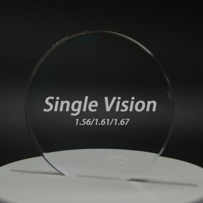 China 1.67 Price CW-55 Eyeglasses Lenses Index Lens Hmc Wholesale Cheap Single Vision Single Vision Optic Lens for sale