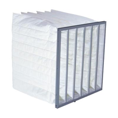 China Hot Sale Hotel Media Package F9 Fiberglass Air Filter Pre Filter Bag for sale