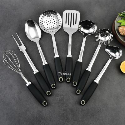 China 8Piece Heat-Resistant Kitchen Utensils  set Kitchen Spatula Set Complete Cooking Tool set for sale