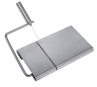 China Stainless steel cheese slicer include cutting board for kitchenware for sale