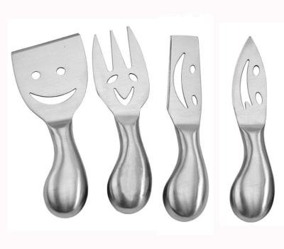 China Cheese Tool Stainless Steel Smile Shape Cheese Knives factory price for sale