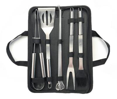 China BBQ Tool set with Rollbag 10PCS Stainless Steel  Barbecue  For Outdoor Tool for sale