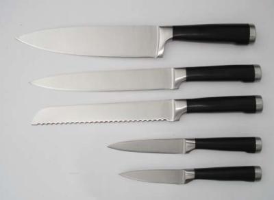 China Cheaper Price High Quality PP Handle Kitchen Knife Set For Promotion Product for sale