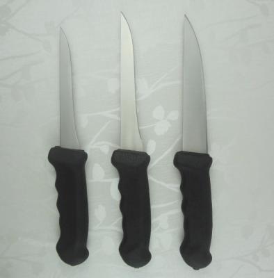 China Different Knife Blade Shape Stainless Steel Butcher Knife With PP Handle for sale