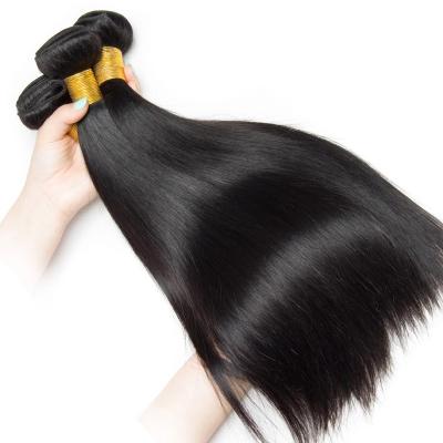 China Hot Selling High Quality Price CURLY STRAIGHT Straight Hair Bundles 100% Human Straight Brazilian Hair for sale