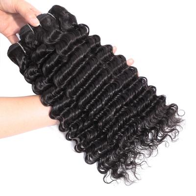 China Wholesale Virgin Deep Wave Hair Bundle Brazilian Hair Professional Deep Wave Hair Factory Best Price for sale