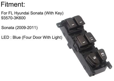 중국 푸른 빛 2009-2011 OE 93570-3K600과 현대 소나타 4도어를 위한 핵심과 자동 전력 윈도우 전환 앞 왼쪽 판매용