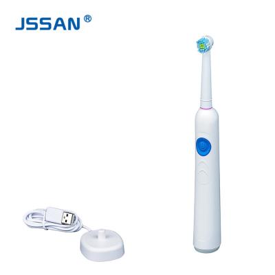 China Deep Cleaning Rotating Electric Toothbrush With Round Replacement Head for sale