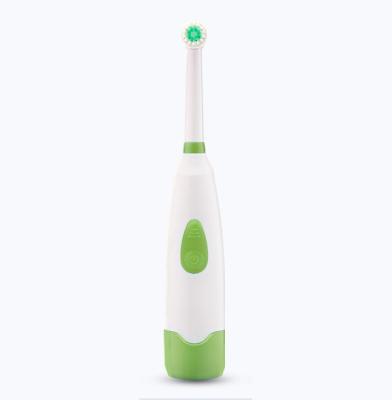 China Rotary Electric Toothbrush With Replaceable Battery Soft Nylon Bristle for sale