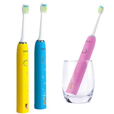 China Colorful Kids Rechargeable Electric Toothbrush DuPont Nylon Bristle for sale