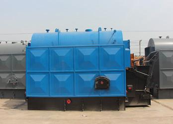 China Rice Husk Industrial Biomass Boiler , Biomass Fired Steam Boiler High Thermal Efficiency for sale