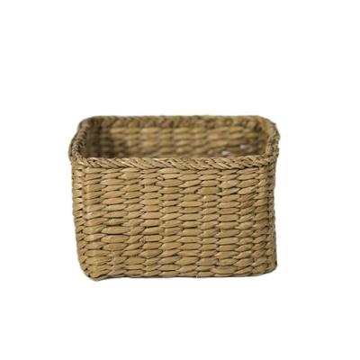 China 2022 Good Quality New Arrivals Storage Basket Natural Banana Leaf Basket Pantry Kitchen Storage Basket for sale