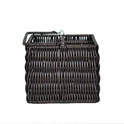 China Good Quality New Arrivals Rattan Cutlery Basket Storage Basket Weave Baskets Storage Organizer for sale