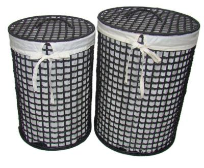 China Wholesale High Quality Popular Storage Basket Product Rattan Laundry Clothes Storage Basket for sale